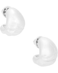 Jenny Bird - Pendientes Nelle En Color Plateado Metálico Talla - Lyst