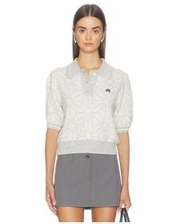 Malbon - Mikayla Sashiko Polo Shirt - Lyst
