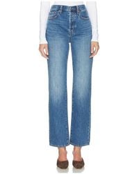 Pistola - Cassie Super High Rise Straight Jeans - Lyst