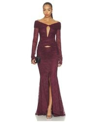 Misha - The Kali Ruffle Lace Dress - Lyst