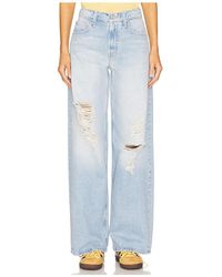Mother - The Spinner Zip Sneak Jeans - Lyst