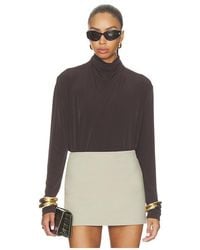 Vince - Longsleeve Draped Cowl Blouse - Lyst