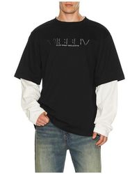 MISBHV - Camiseta En Color Negro Talla (También En Xl/1X) - Lyst