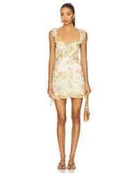 Free People - Bali Flora Mini Dress - Lyst