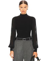 BCBGeneration - Mixed Media Sweater - Lyst