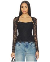 Free People - Paloma Lace Top - Lyst