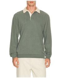 Marine Layer - Sueded Rugby Polo - Lyst