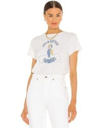 RE/DONE - T-Shirt Mit Motiv Little Angel - Lyst