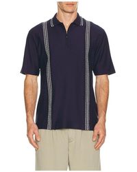 Palmes - Panel Zip Polo - Lyst