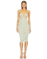 Michael Costello - X Revolve Lulee Midi Dress - Lyst