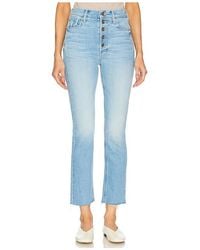 Mother - The Pixie Dazzler Ankle Fray Jeans - Lyst