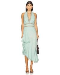 PATBO - Midikleid Aus Leinen Candy - Lyst