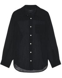 AllSaints - Camisa Ando En Color Negro Talla En - Lyst