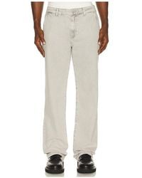 PAIGE - Pantalón Con Trabillas En Color Gris Talla (También En 32, 33, 36) - Lyst