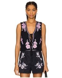Agua Bendita - Chaleco Claudette En Color Negro Talla (También En M, S, Xl) - Lyst
