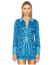 ViX - Blusa Lara En Color Azul Talla En - Lyst