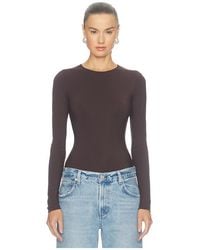 Agolde - Aura Long Sleeve Bodysuit - Lyst
