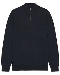 NN07 - Pullover Mit Reissverschluss Am Stehkragen Sergio - Lyst