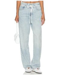 GOOD AMERICAN - Good 90S Loose Drawstring Jeans - Lyst