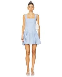 WeWoreWhat - Corset Peplum Mini Dress - Lyst
