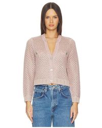 L'Agence - 'Agence Cardigan Blanca - Lyst