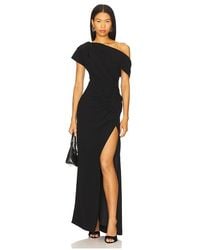 Jonathan Simkhai - Kally Draped Midi Dress - Lyst