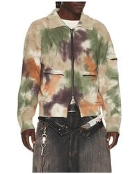 ANDERSSON BELL - Multi Dyed Knit Zip Up Sweater - Lyst