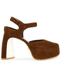 Tory Burch - Peep Toe Platform Heel - Lyst