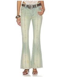 Markgong - Studded Flared Jeans - Lyst