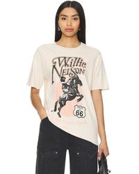 Daydreamer - Willie Nelson Route 66 Weekend Tee - Lyst