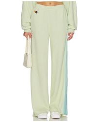 Aviator Nation - 5 Stripe Wide Leg Pocket Sweatpant - Lyst