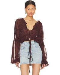 SNDY'S - X Revolve Bali Top En Color Marrón Talla (También En M, S, Xl, Xs, Xxl, Xxs) - Lyst