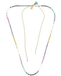 Shashi Rainbow Necklace - Metallic