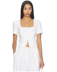FAVORITE DAUGHTER - The Mayfair Linen Top - Lyst
