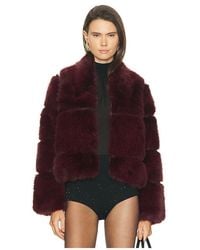 Apparis - Abrigo Sai En Color Burgundy Talla (También En Xxs, Xs, S) - Lyst