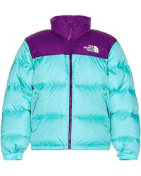 The North Face Куртка Nuptse В Цвете Transantarctic Blue & Gravity Purple - Синий