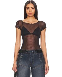 Free People - On The Dot Baby Tee - Lyst