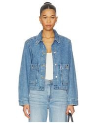 Madewell - Chore Cropped Denim Jacket - Lyst