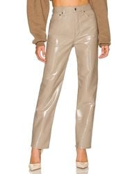 Agolde - Recycled Leather 90's Pinch Waist - Lyst