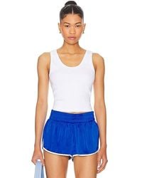 PERFECTWHITETEE - Structured Rib Bra Friendly Tank - Lyst