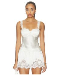 L'Agence - Soleia Lace Strap Cup Camisole - Lyst