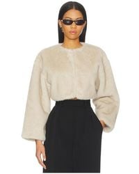 Lamarque - Rowdie Faux Fur Jacket - Lyst