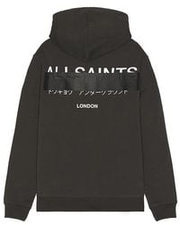 AllSaints - Sudadera En Color Negro Talla (También En M, S, Xl/1X) - Lyst