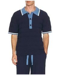 Scotch & Soda - Structured Knitted Loose Fit Polo - Lyst