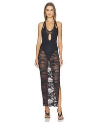 HAELO - Lace Veiled Dress - Lyst