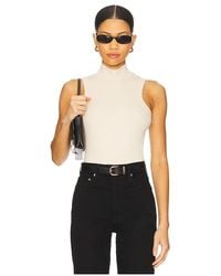 LNA - Detra Mockneck Tank Top - Lyst