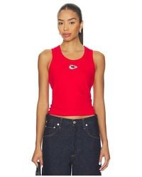 Terez - X Revolve Chiefs Scoop Neck Rib Tank - Lyst