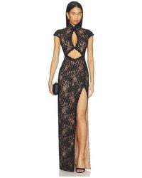 SAU LEE - Moira Lace Maxi Dress - Lyst