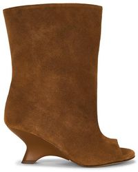 Gia Borghini - Boot Heeled Open Toe - Lyst