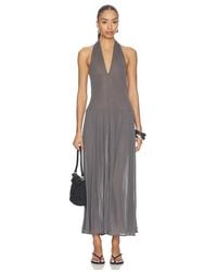 St. Agni - Fluid Jersey Halter Dress - Lyst